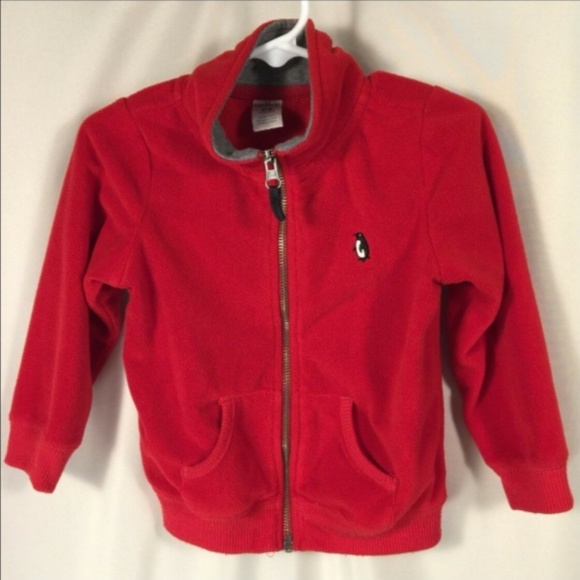Carter's‎ Boys 24 months red zip front jacket - Picture 1 of 4
